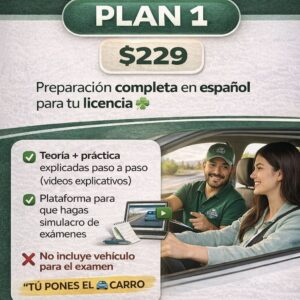 PLAN 1 – QUIERO MI LICENCIA